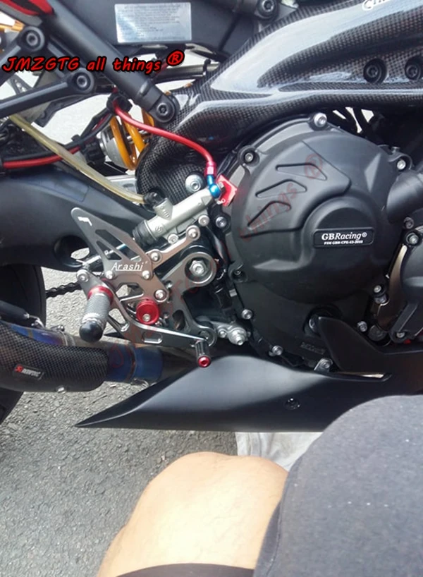 Для YAMAHA FZ09 MT09(электронный вспомогательный сдвиг) Мотоцикл с ЧПУ Регулируемые задние наборы для ног