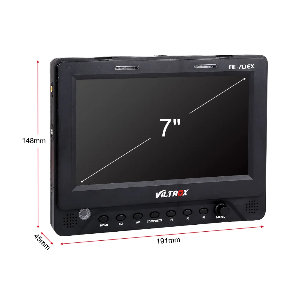 Viltrox DC-70EX 4K Porfessional Портативный 7 дюймовым HD монитором под управлением Clipon Камера видеомонитор для цифровой зеркальной камеры Canon Nikon sony Pentax Olympus DSLR Камера s