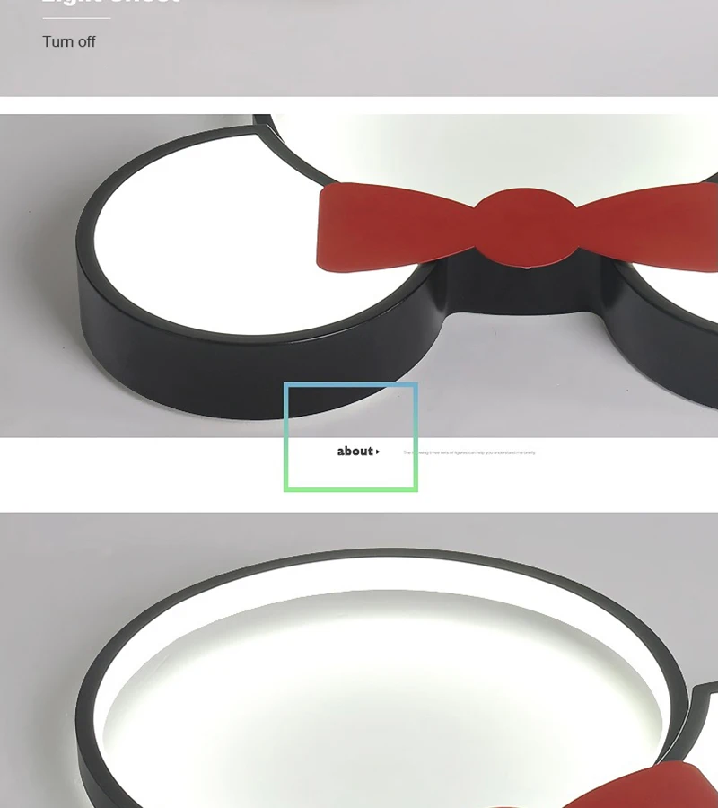 LICAN современные светодиодные потолочные лампы для детей, мальчиков, девочек, спальня, мультфильм, затемняющий потолочный светильник для детей, детская комната, милый потолочный светильник