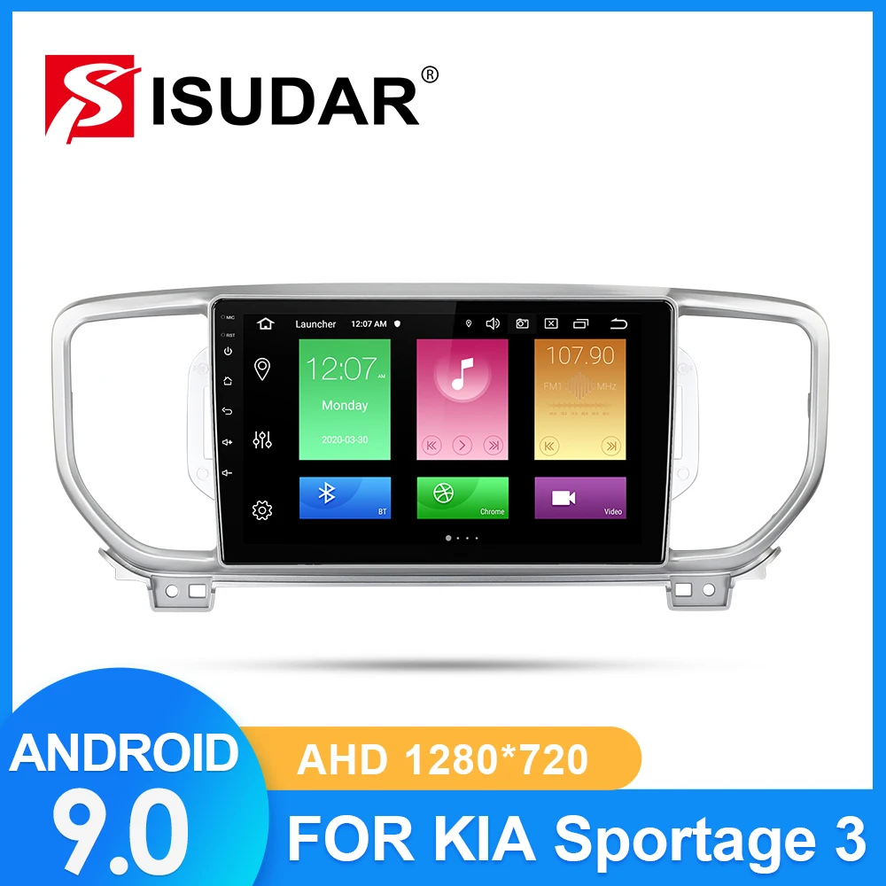 ISUDAR автомобильное радио для KIA/KX5/Sportage 3 4 2016 2017 2018 Android 9 Авторадио Мультимедиа GPS DVR