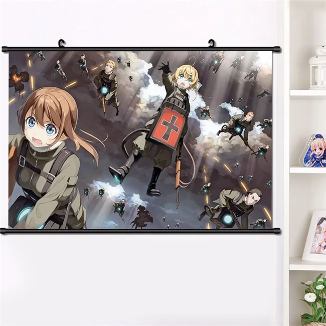 Аниме Youjo Senki Saga of Tanya the Evil Tanya Degurechaff настенный постер манга настенный постер для декорации дома 40*60 см - Цвет: X
