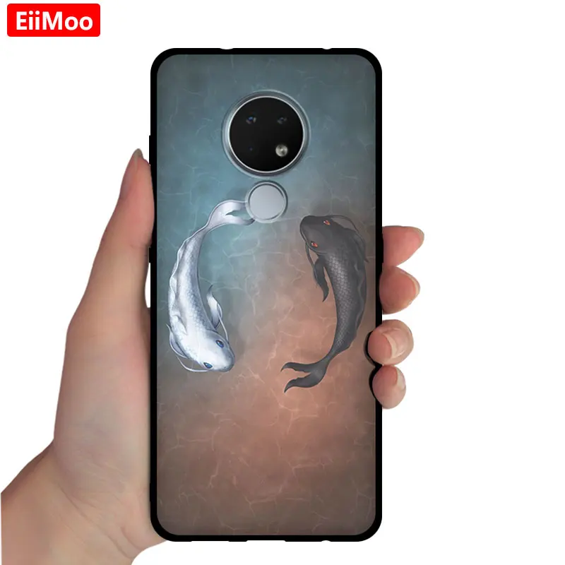 2 EiiMoo силиконовый чехол для телефона Nokia 6,2 чехол для Nokia 7,2 мультфильм милый с принтом, мягкий из ТПУ задняя крышка для Nokia6.2 Nokia7.2 - Цвет: 2