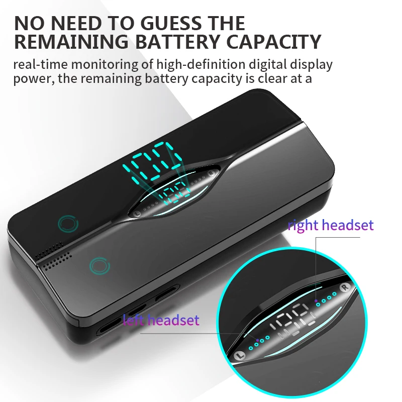 Bluetooth Headphone Earphones Type C Gaming Headset True Wireless Earbuds Wireless Charging Sports Noise Canceling Headphones