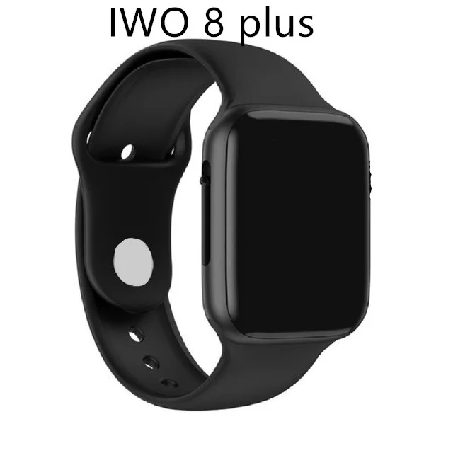 Iwo 8 Plus/ЭКГ ppg умные часы для мужчин пульсометр iwo 9 Часы SmartWatch iwo 8/iwo 10 умные часы для женщин/мужчин для Apple IOS PK w34 - Цвет: Черный