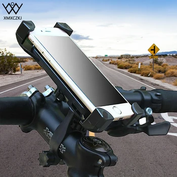 

XMXCZKJ Phone Holder Bicycle For iPhone 11 X-Grip Mount Motorcycle 360 Degree Rotating Bike Phone Stand For iPhone 7 Bike Holder