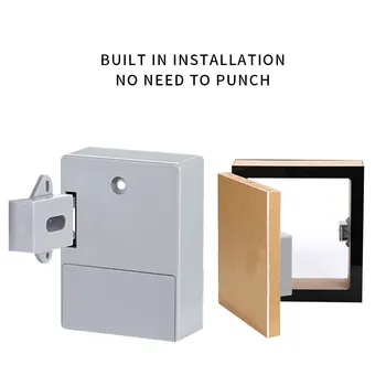 

Cabinet Locks Invisible Electronic RFID Lock Hidden Keyless Drawer Door Locks Sensor Locker Cabinet Locks DIY Lock