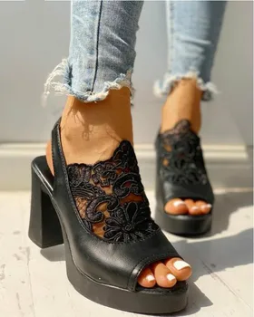 

New 2020 Zapatos Mujer Ladies Shoes Woman Chaussure Gladiator Women Wedge Summer Sandals Pumps Cross-tied High Heels Platform
