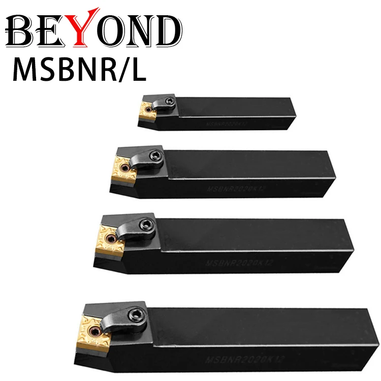BEYOND Токарный резак MSBNR 2525 MSBNR1616H12 MSBNL2020K12 Внешний треугольный держатель токарного