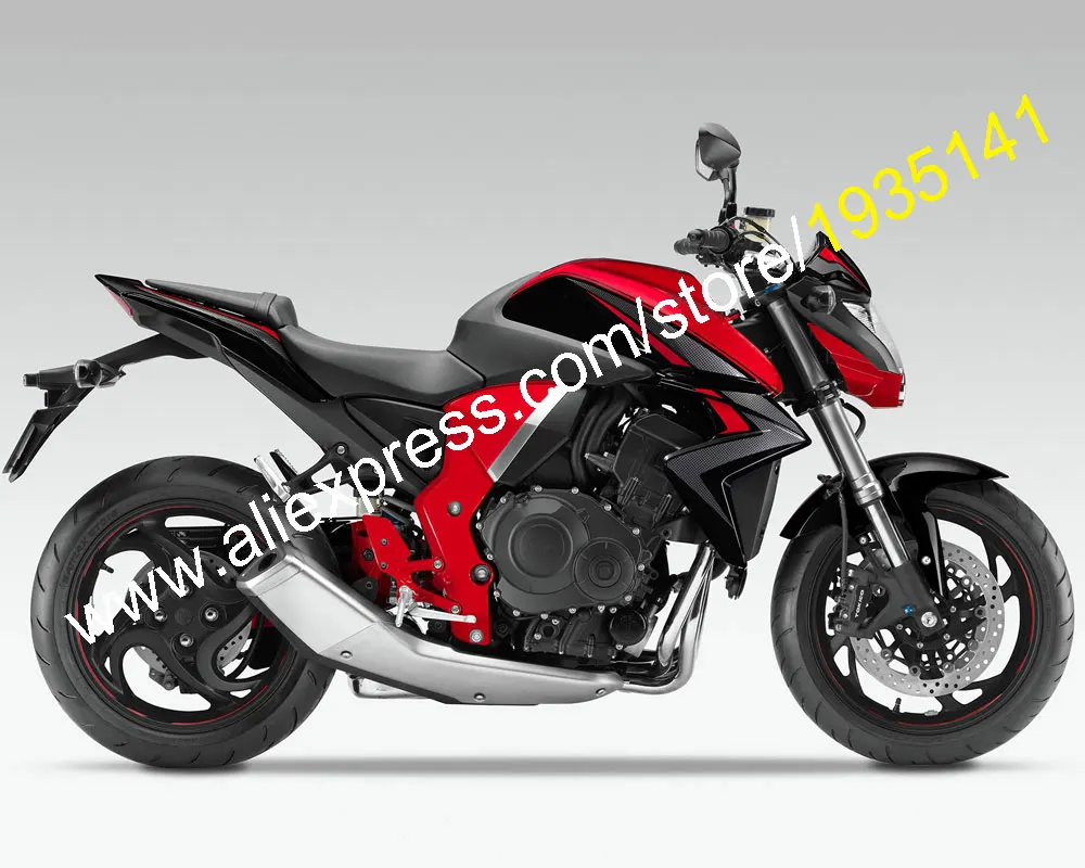 Для Honda CB1000R 2008 2009 2010 2011 2012 2013 сертификатом от сертификационной 1000R CB1000 R красные, черные Подержанный мотоциклетный обтекатель
