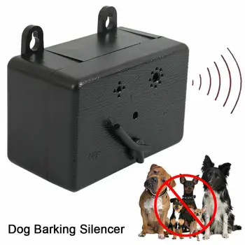 

New Smart Ultrasonic Stop Control Dog Anti Barking No Bark Silencer Hanger Training Device