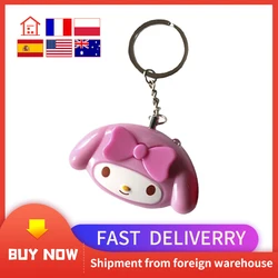 Bonito mini auto defesa chaveiro alarme super alto alarme de segurança pessoal anti ataque alarme de emergência keyring para crianças femininas