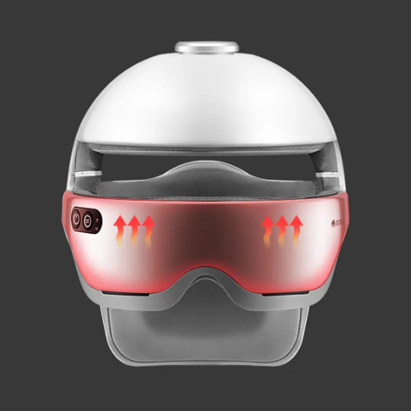 US $139.99 Xiaomi Smart Massage Helmet Xiaoai Voice Control Eye Airbag Compression Built In Soothing Music Adjustable Head Circumference