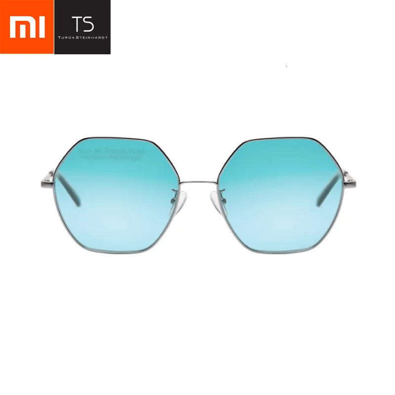 Xiaomi Mijia TS нейлоновые поляризованные солнцезащитные очки кошачий глаз/Геометрическая металлическая оправа очки UV400 линзы для мужчин и женщин летние уличные очки