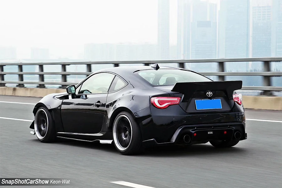 Для Toyota GT86 Subaru BRZ спойлер 2013 автомобильный RB2 стильный высококачественный черный Задний спойлер из углеродного волокна