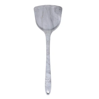 

1pc Silicone Spatulas Shovel Marbled Pattern Kitchen Gadget Non-Stick Heat Resistant Cooking Spatula (Marbling Pattern)