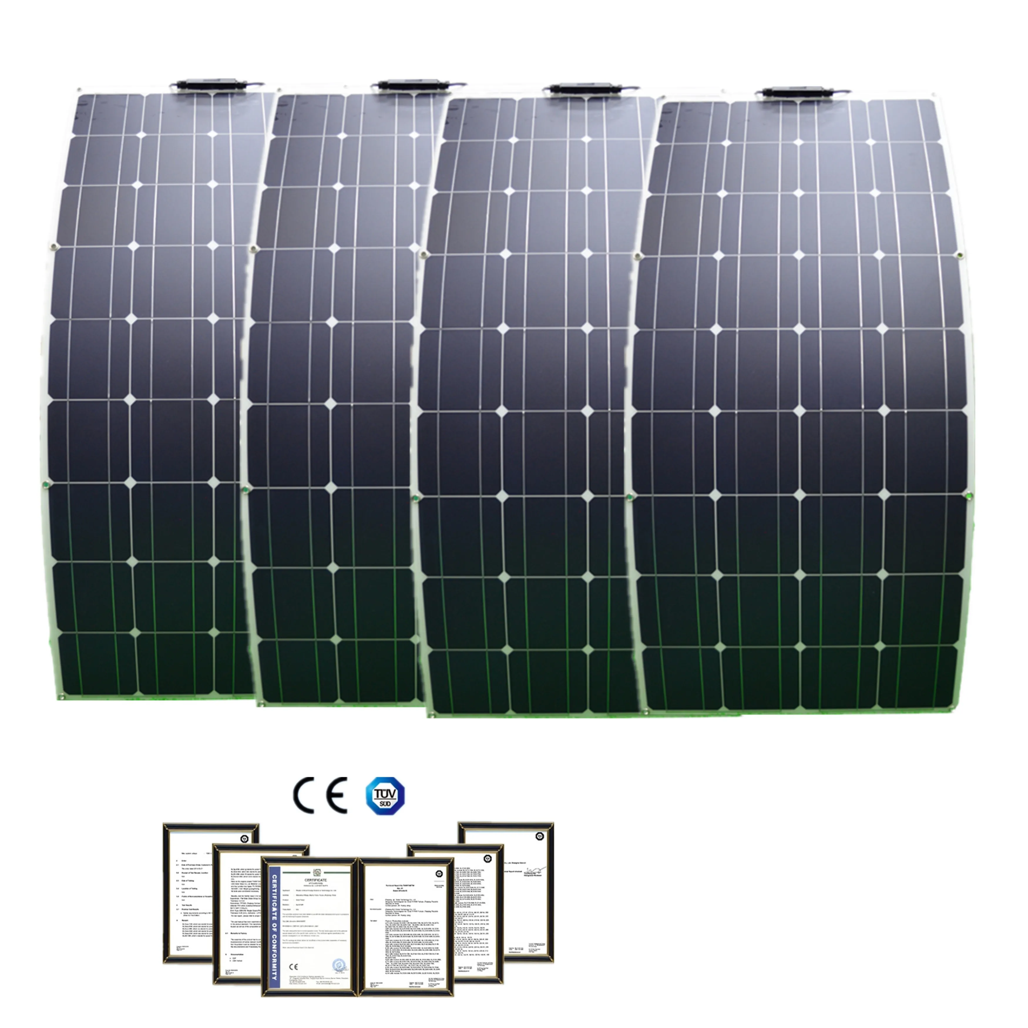 

2Pcs 200w 400W 18 V solar panel Monocrystalline Solar Cell Flexible