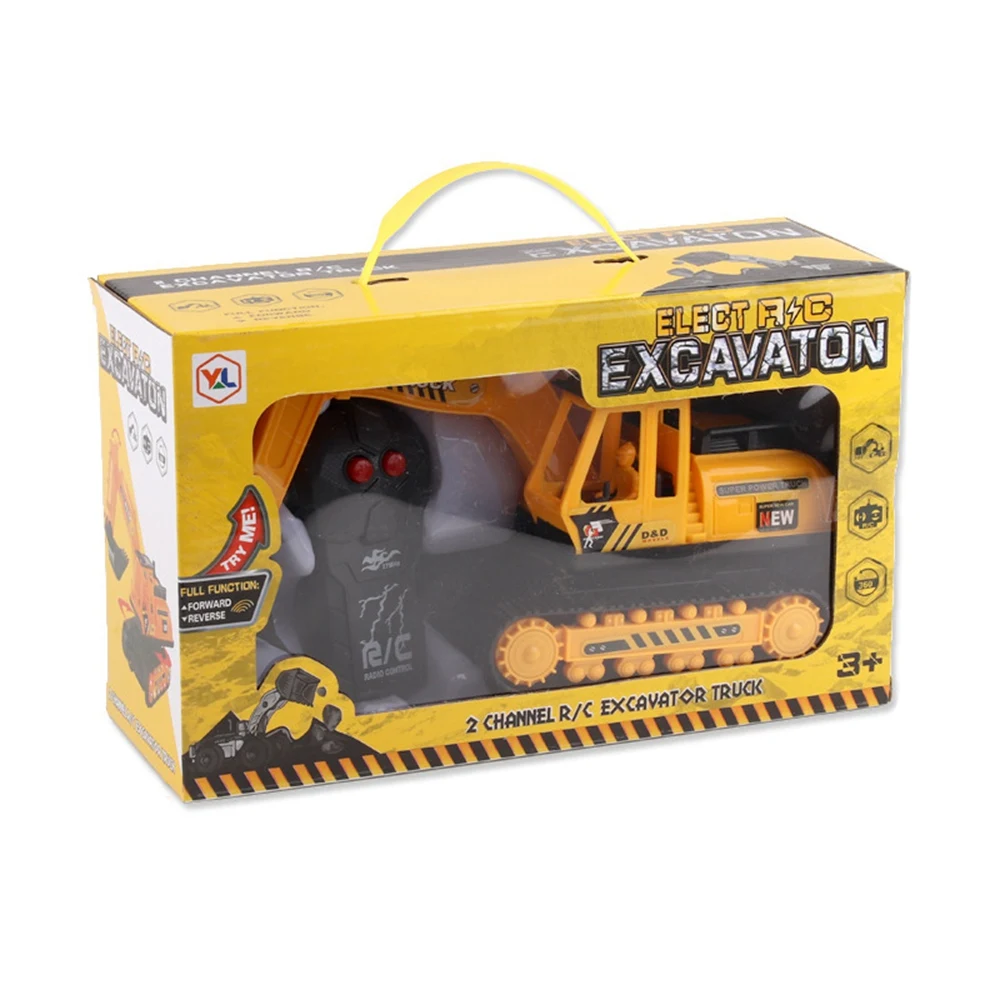 Игрушечный экскаватор RC детский симулятор гусеничный Электрический 2 канальный
