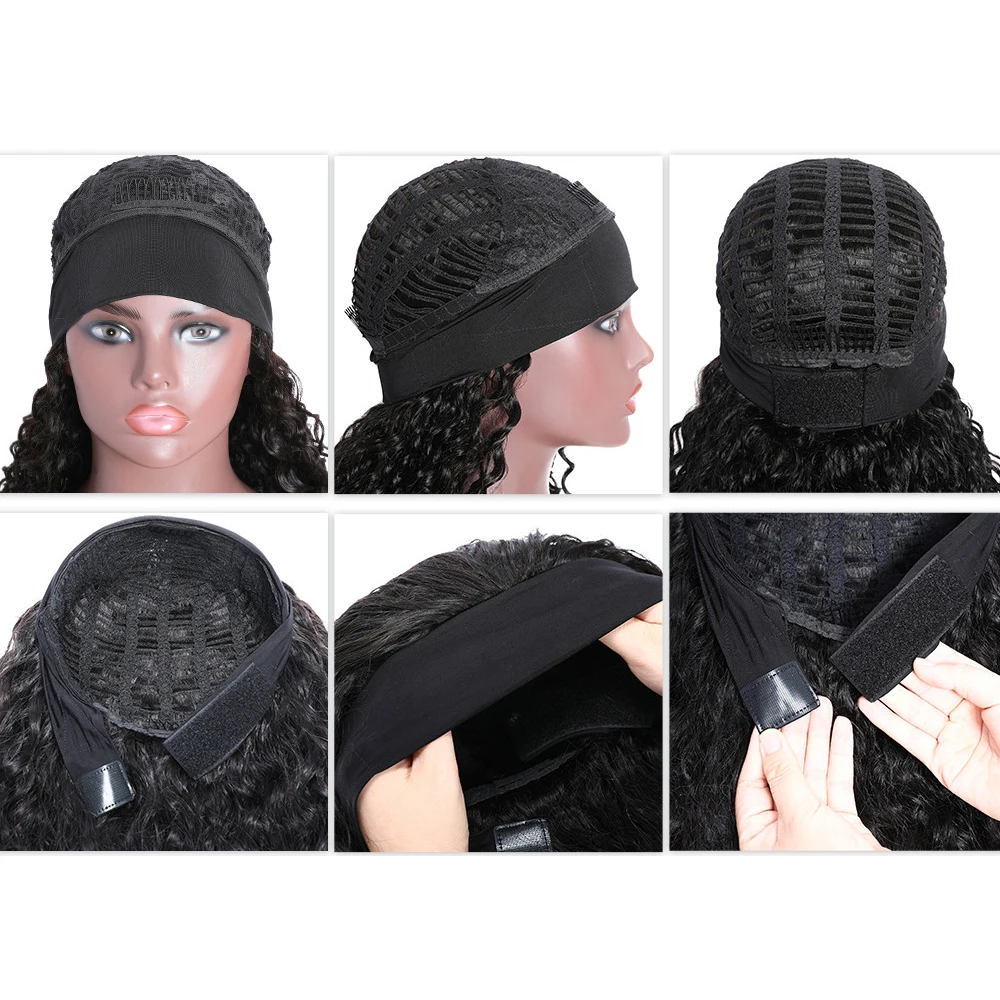 curly headband wigs 1