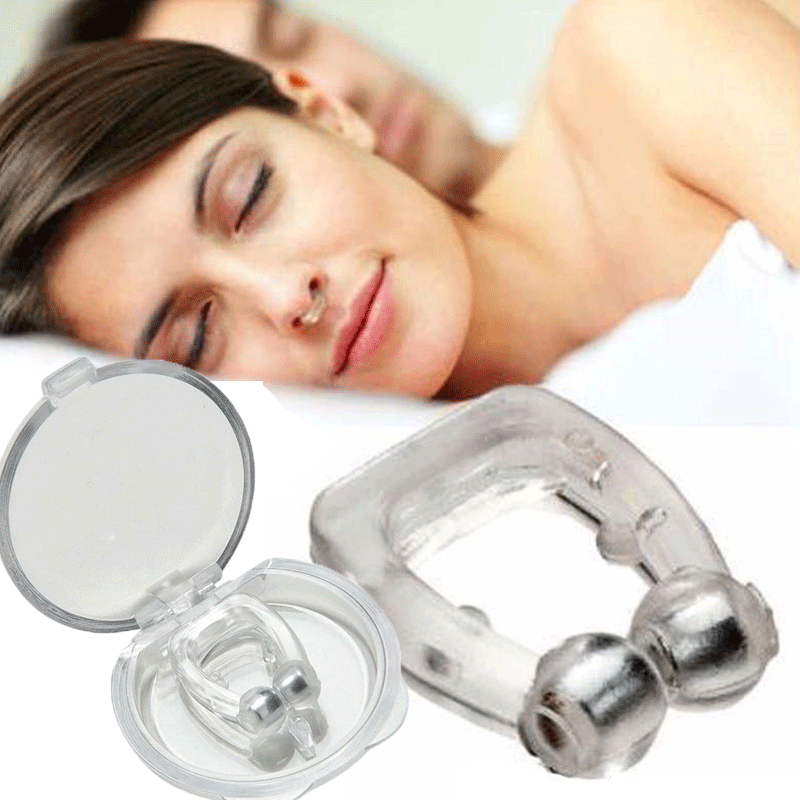 Pince nez Anti ronflement en Silicone, 1 pièce, Micro Clip de sommeil, aide  à arrêter le ronflement, aimant | AliExpress