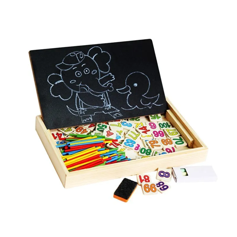 Sketchpad доска твердый реквизит молодых студентов для счетных палочек игра двухсторонняя в коробке граф