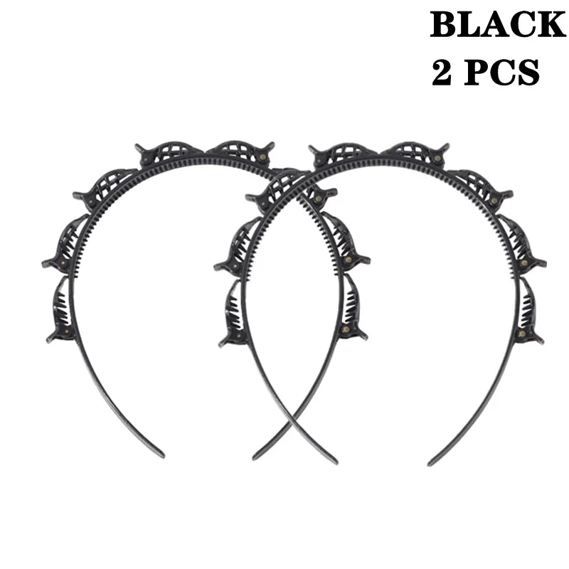 Magic Fashion Sweet Woman Girls Hair Tool Multilayer Plastic Hairpin Lady Convenient Summer Bridesmaid Wedding Makeup Hair Hoops