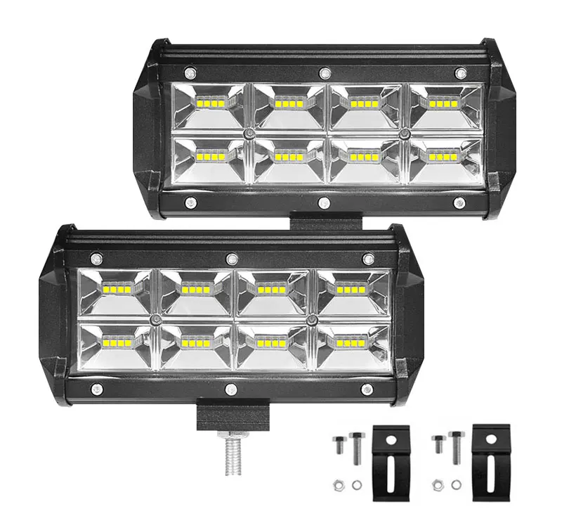Рабочий свет 96 Вт 7 20-дюймовая световая панель светодиодный рабочий свет 12 в 24 В для трактора лодка внедорожный грузовик 4x4 внедорожник ATV прожектор дальнего света