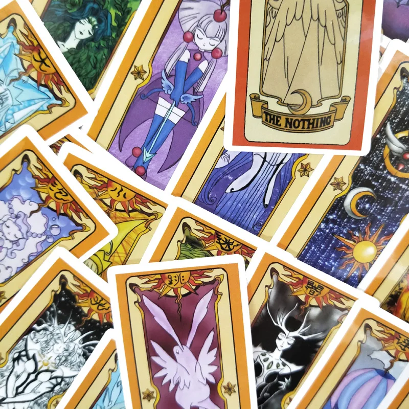 53 шт., наклейка для карт Clow Card, s для чемодана, скейтборда, ноутбука, багажа, холодильника, телефона, стайлинга автомобилей, DIY, наклейка