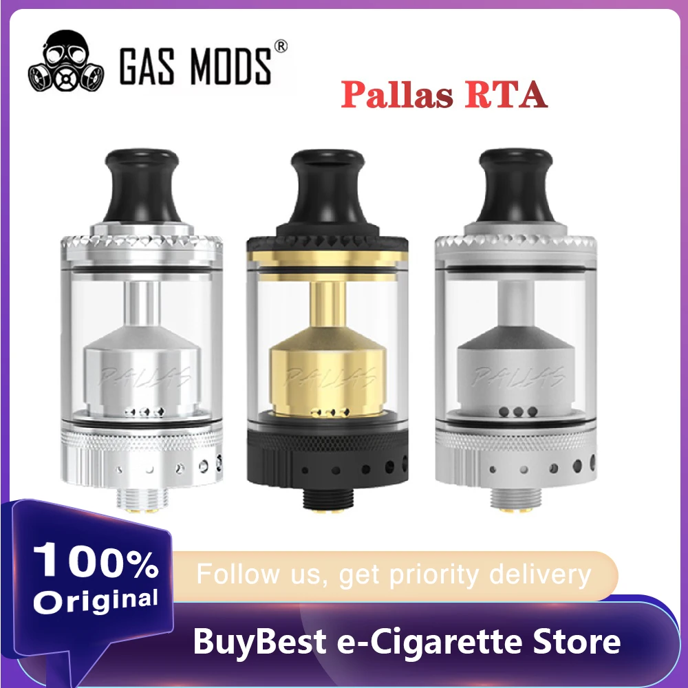 Оригинальные газовые моды Pallas RTA емкость 3 мл с дрип-типом 510 одной катушкой 6