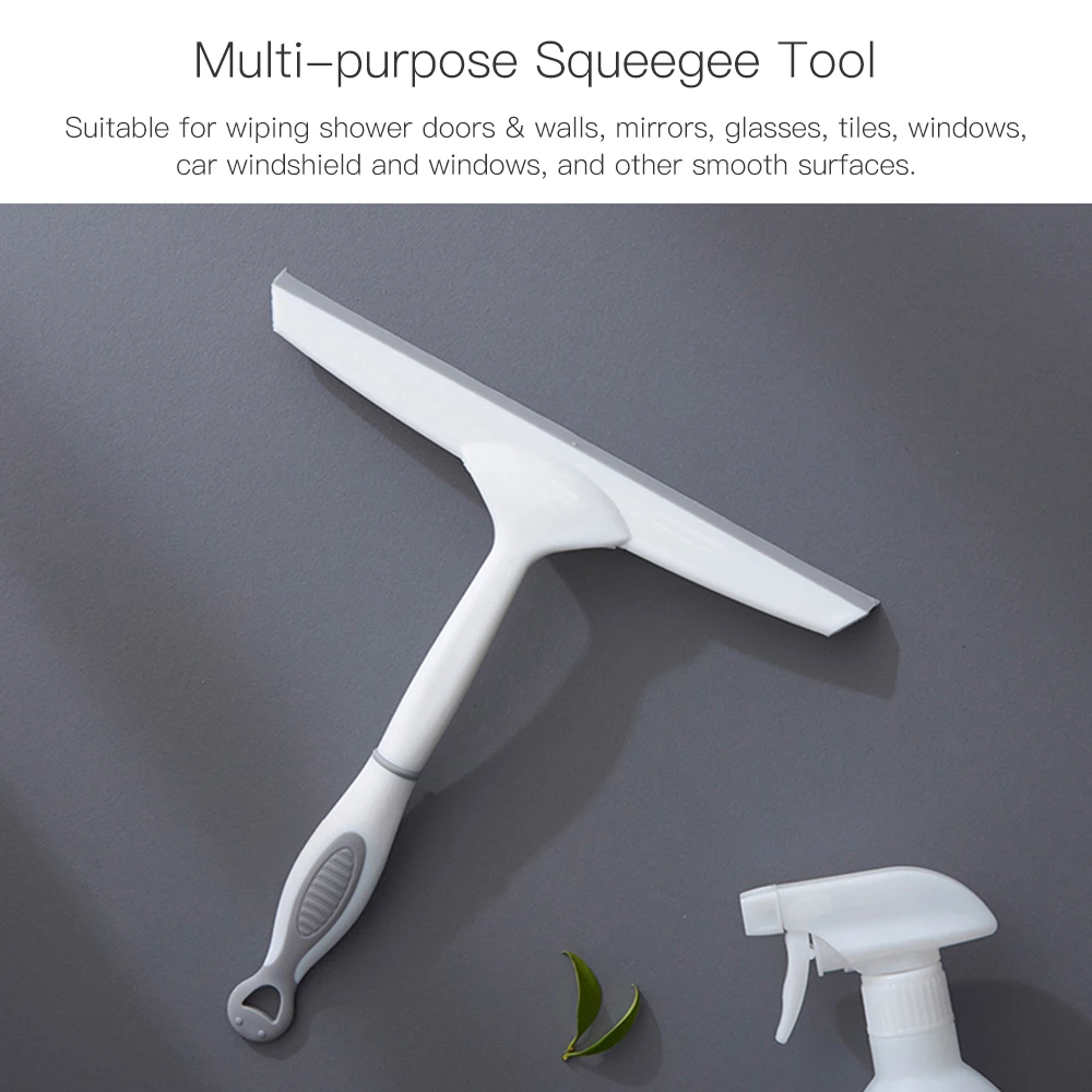 

Multi-purpose Cleaning Tool Squeegee Wiper Blade Cleaner with Silicone Non-slip Handle for Cleaning Window/Mirror/Glass