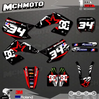 

Customized Team Graphics Backgrounds Decals 3M Custom Stickers For HONDA 00-01 CR125-250