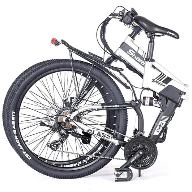 Foldable Electric Scooters E Bike Scooter 48V 350W 2 Wheels Electric Bicycles White/Yellow