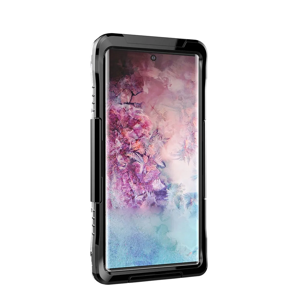 Для samsung GALAXY Note10Plus 6,8 дюймовый водонепроницаемый чехол с подставкой для телефона водонепроницаемый для плавания, ударопрочный