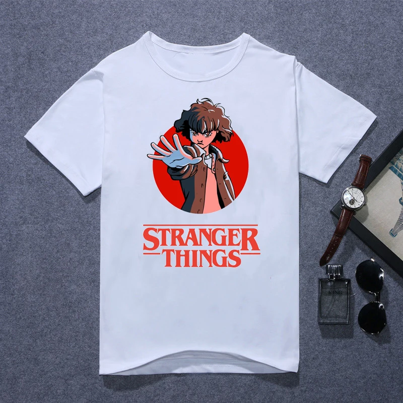 

Stranger Things T Shirt Women season 3 Eleven funny tshirt clothes Female Upside Down T-shirt femme grunge Graphic tee Shirts