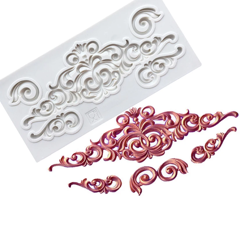 

Декоративная силиконовая форма для торта с узором, форма для шоколада