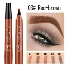 Waterproof eyebrow pencil sweat-proof smudge-proof long lasting eyebrow pencilEasy To Carry Outline The Eyebrows Easy To Paint