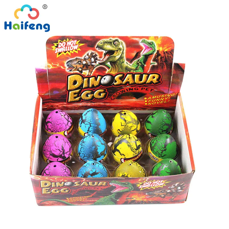 4 Uds huevos de dinosaurio incubándose en el agua de gran tamaño dinosaurio novedad Gag juguetes para niños juguetes educativos para niños regalos