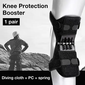 

1 Pair of Sports Spring Knee Brace Knee Pads Mountaineering Running Knee Pads Adjustable Knee Support Booster comfortable