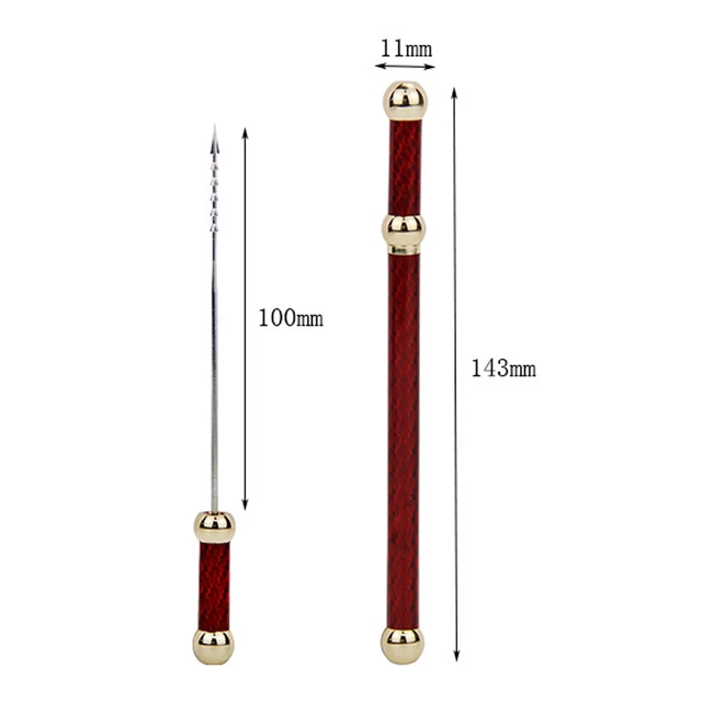Stainless Steel Cigar Needle Drilled Cutter Burr Dredge Hole Retro Puncher Portable Carbon Fiber Smoking Tools Accessories - Image 2