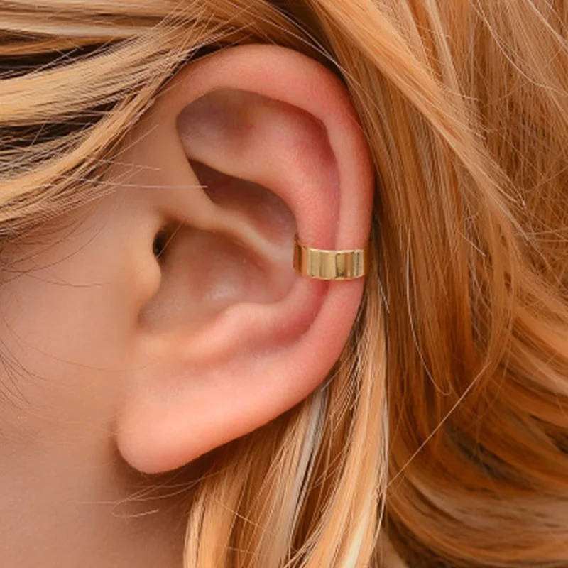 

Endless Friendship Fashion No Pierced Classic Gold Silver Non-piercing Clip Ear Clip Cuff Wrap Earrings Earrings for Women