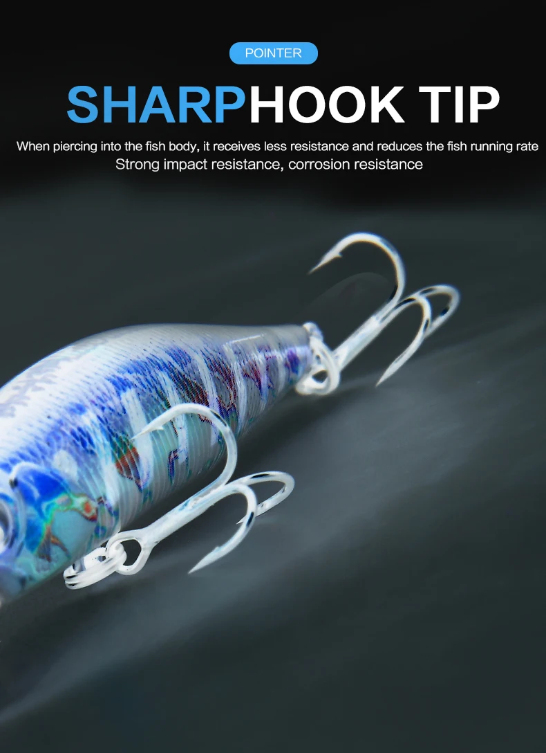 BEARKING 63mm 5g Heißer SP angeln lockt professionelle UV farben minnow Magnet gewicht system wobbler crankbait Angeln zubehör – Detail 12