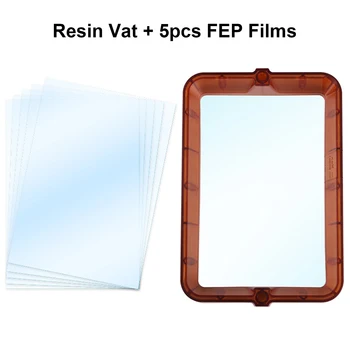 

Material Rack Resin Vat Light Curing 3D Printer Parts with 5pcs FEP Film 200*140mm Thickness 0.1mm Per Sheet FOR Wanhao D8 D7