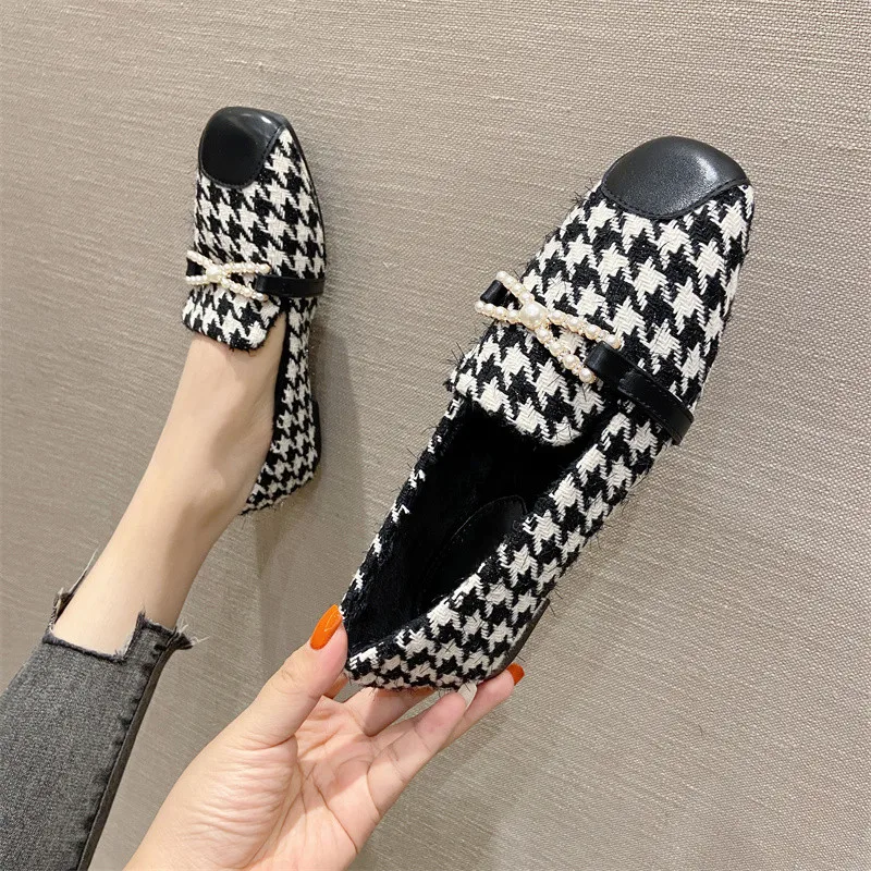 2021 Women Winter Warm Loafers Ladies Short Plush Flats Female Slip On Casual Shoes Comfort Soft Moccasin Multicolor Ballet shoe