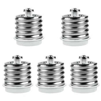 

5pcs E39 To E26 Converter Easy Install Lamp Holder Lighting Parts Replacement Tycoon Base E40 To E27 Bulb Socket Adapter Home