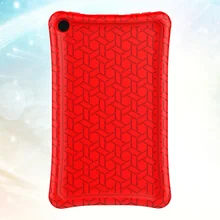 Étui en Silicone pour Kindle Fire HD8, 1 pièce, résistant aux chutes, protecteur de couleur vive, rouge, 2016 2017 