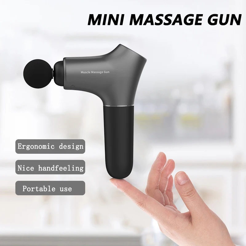 Deep Tissue Muscle Massage Gun Professional Mute Handheld Mini Portable Body Shoulder Back Neck Massager Exercising Athletes