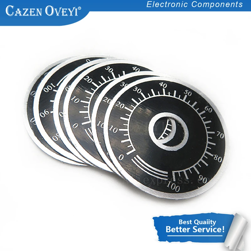 0-100 WTH118 potentiometer knob scale digital scale can be equipped with WX112 TOPVR 5pcs/lot potentiometer knobs