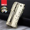 IMCO Original Stainless Steel Gasoline Lighter 6700 Metal Smoking Cigarette Lighter Triplex Gift 5