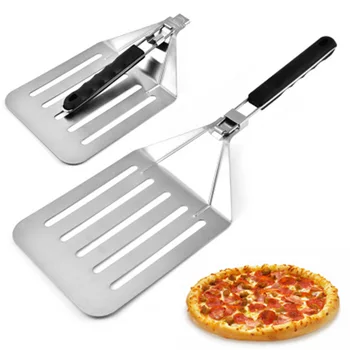 

Stainless Steel Cake Pizza Shovel Plus Size Folding with Non-Slip Hand Handle Kitchen FAS6