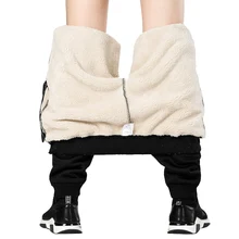 Новинка, мужские шерстяные штаны, бархатные кашемировые штаны, мужские толстые флисовые штаны для бега, зимние теплые штаны, плотные брюки, мужские спортивные штаны