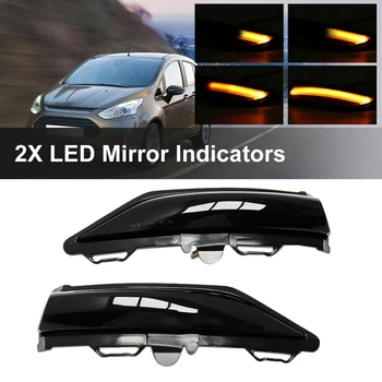 

LED Dynamic Side Mirror Blinker Sequential Light for Ford Fiesta MK7 MK8 2019